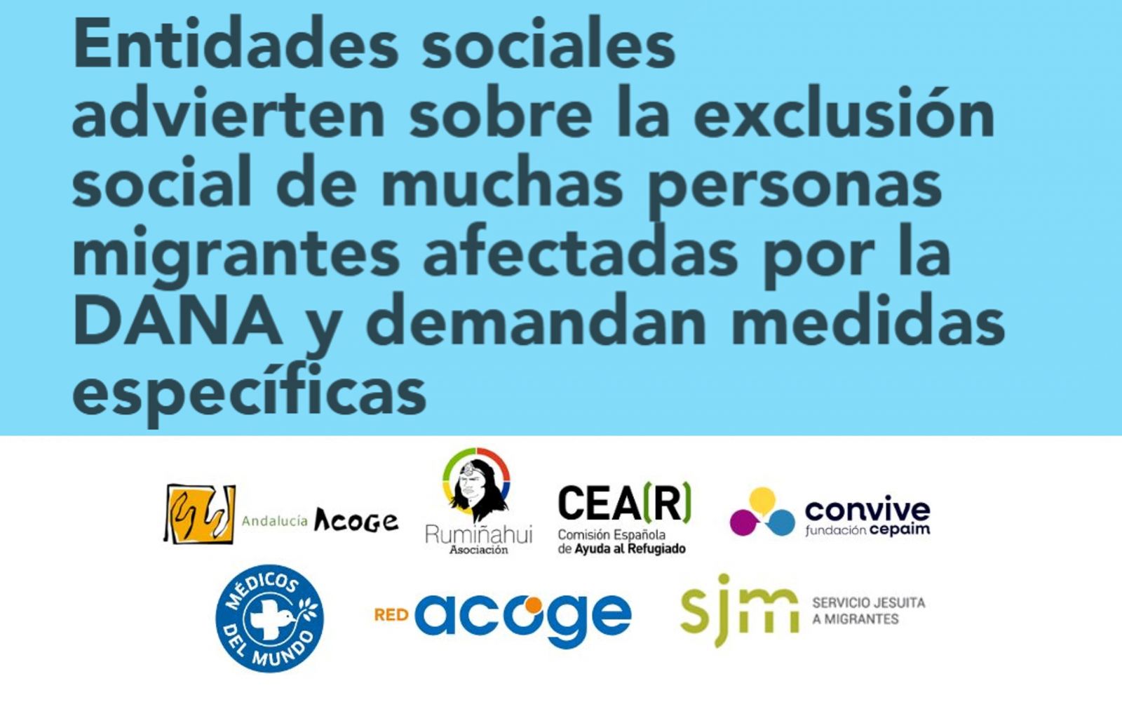 Ante las personas migrantes afectadas por la DANA 