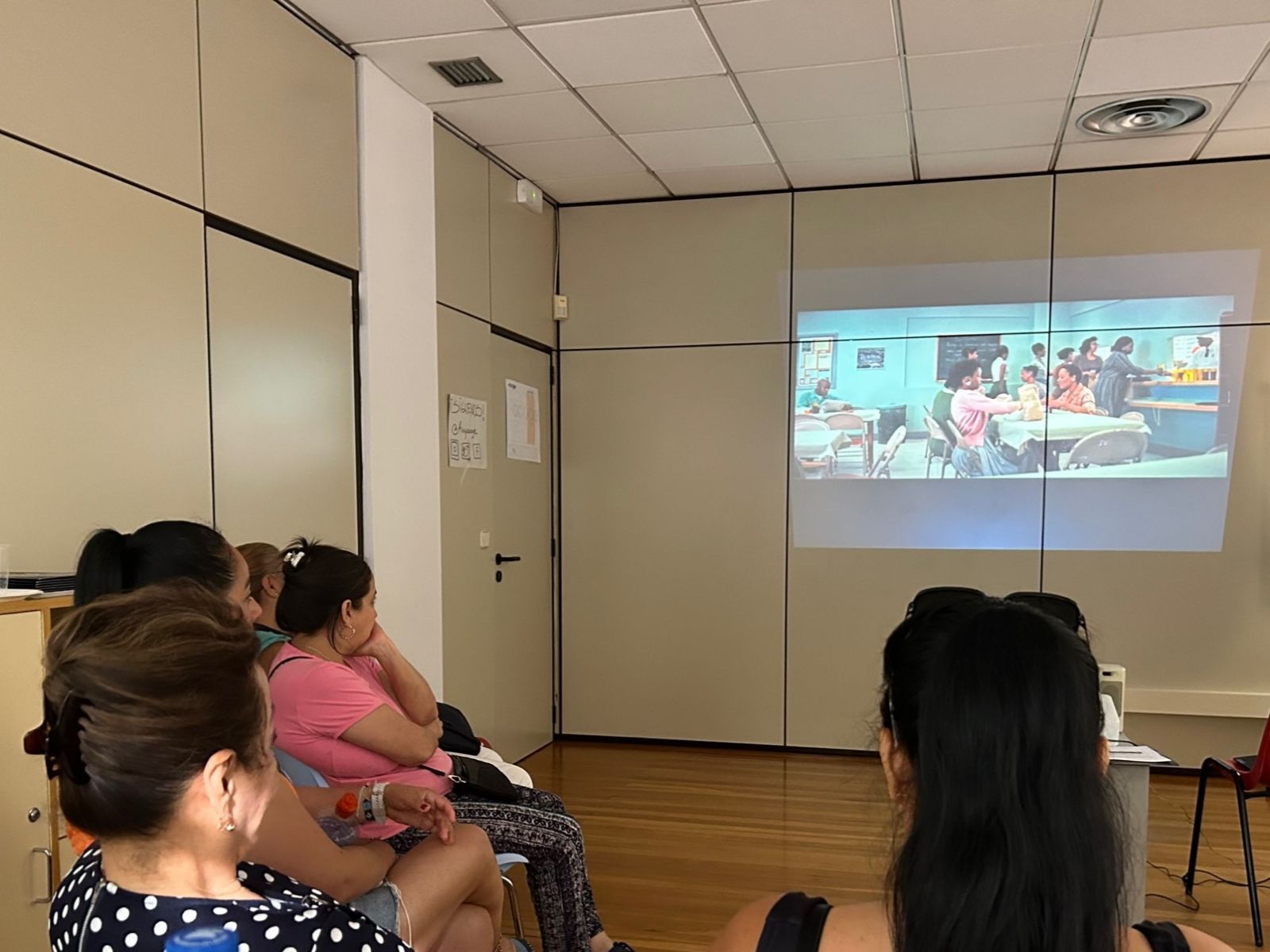 Una tarde de cine con el grupo de 'Toderas por Derechos'