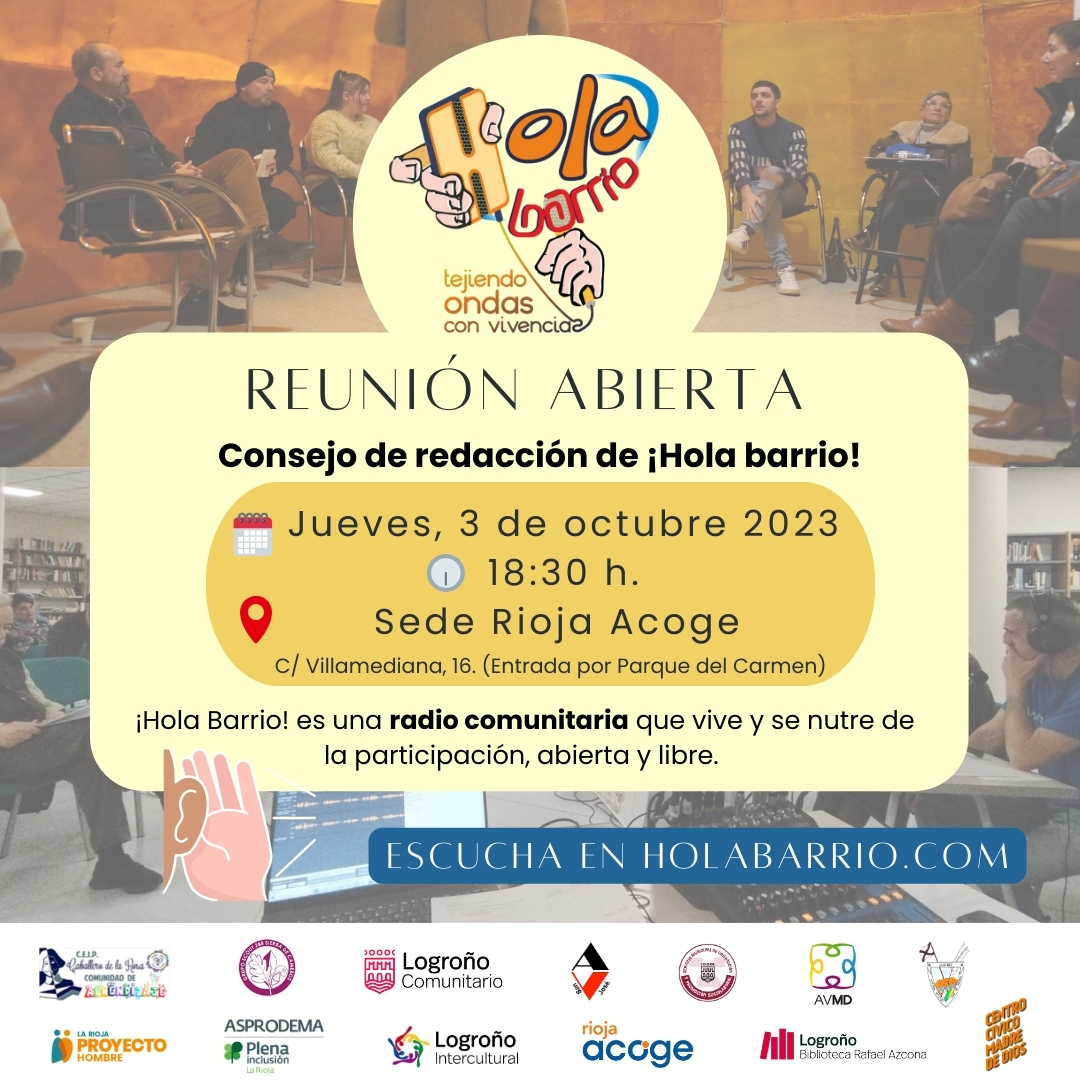 ¿Quieres conocer ¡Hola Barrio!?