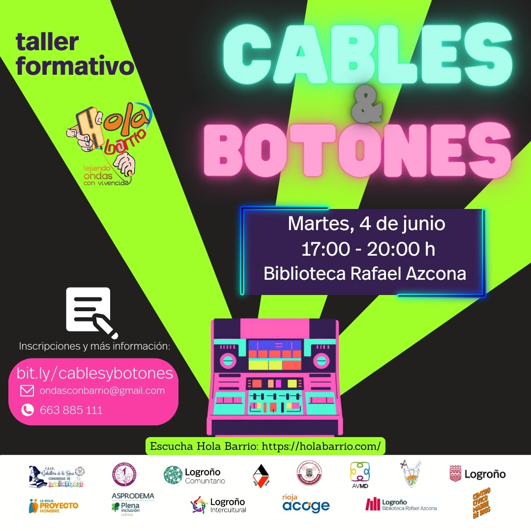 Taller formativo de ''cables y botones''