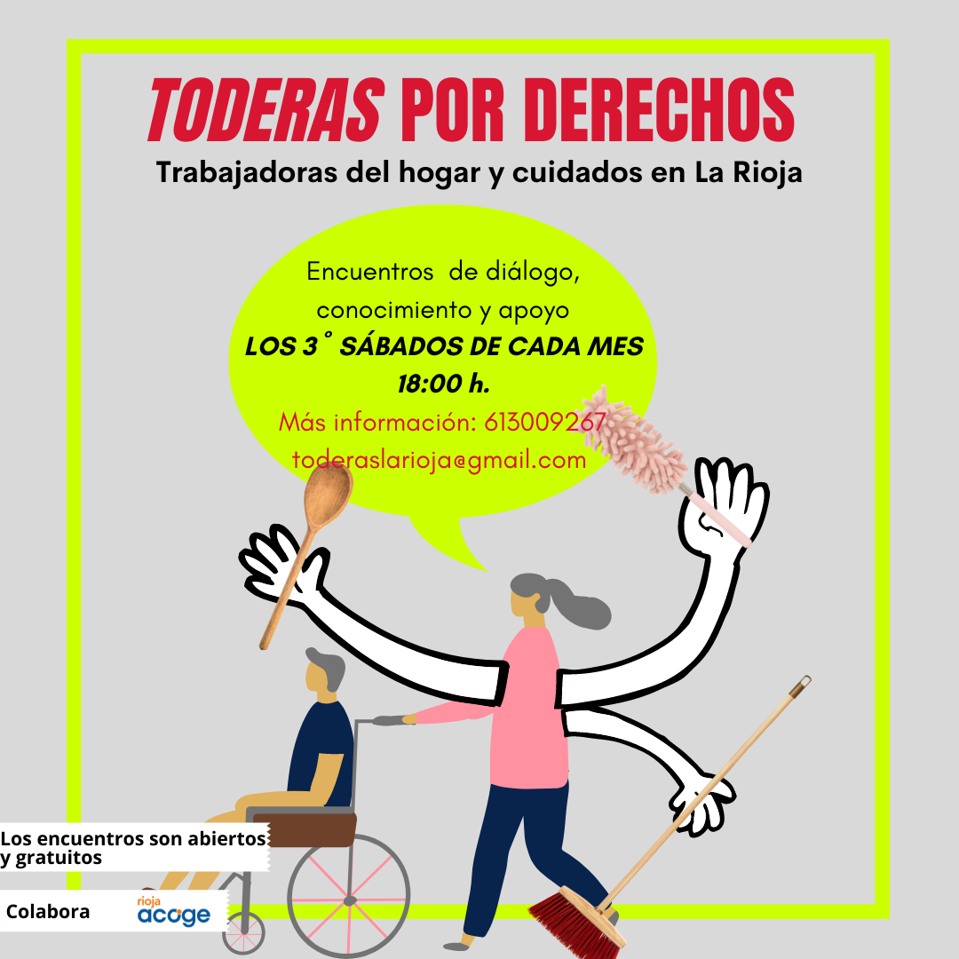 "Toderas por Derechos" en el Día de las Trabajadoras del Hogar y Cuidados